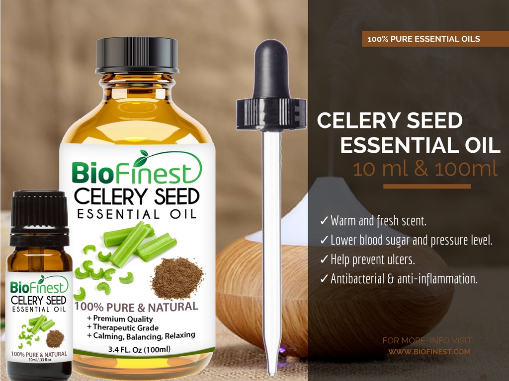 Biofinest 100 Pure Celery Seed Essential Oil Best For Aromatherapy